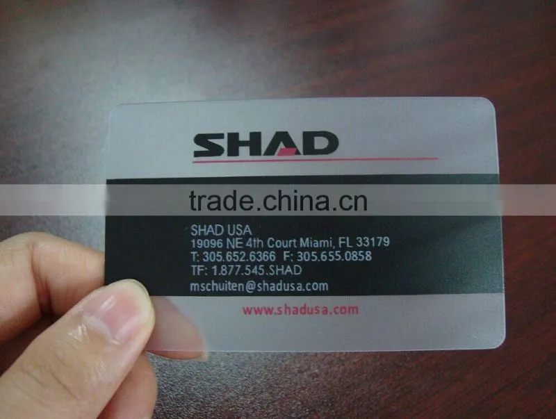 High quality custom printing inkjet pvc business card