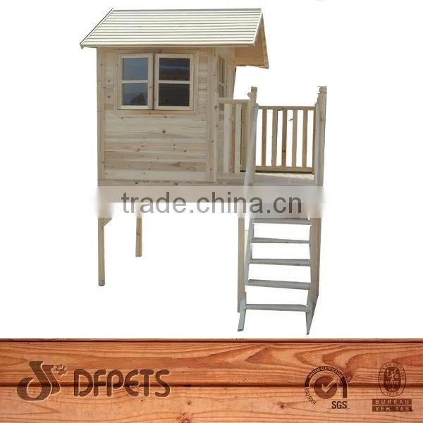 Child Garden Product Outdoor Large Wood Kids House DFP004