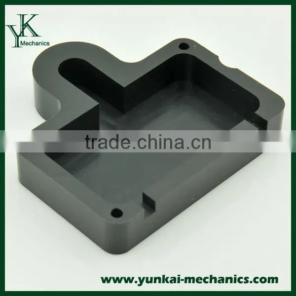 Black POM plastic parts cnc milling, high precision cnc milling parts, cnc milling
