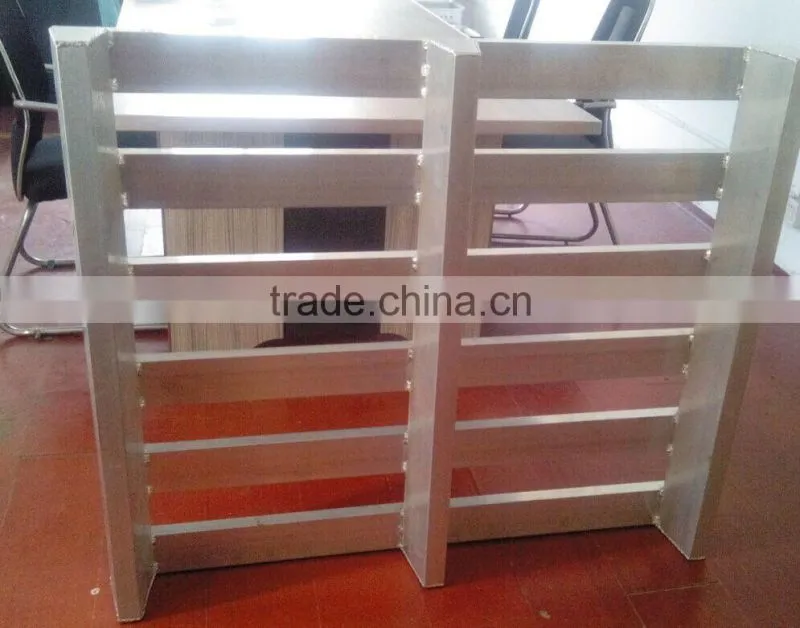 OEM Flat Single-Face Aluminum Pallet two way entry