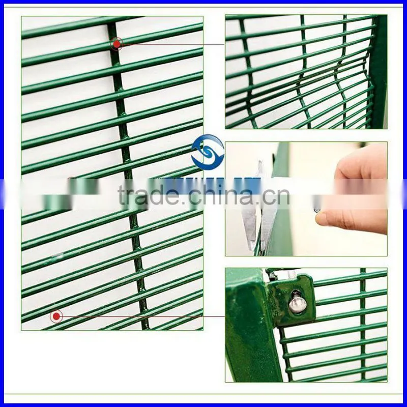 2016 high quality airport security 358 fence panel