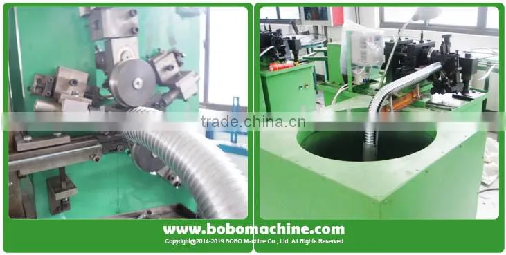 Galvanized flexible hose machine