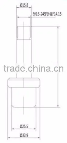 Wax thermostatic sensor element EN1111 TU-CGQ-028