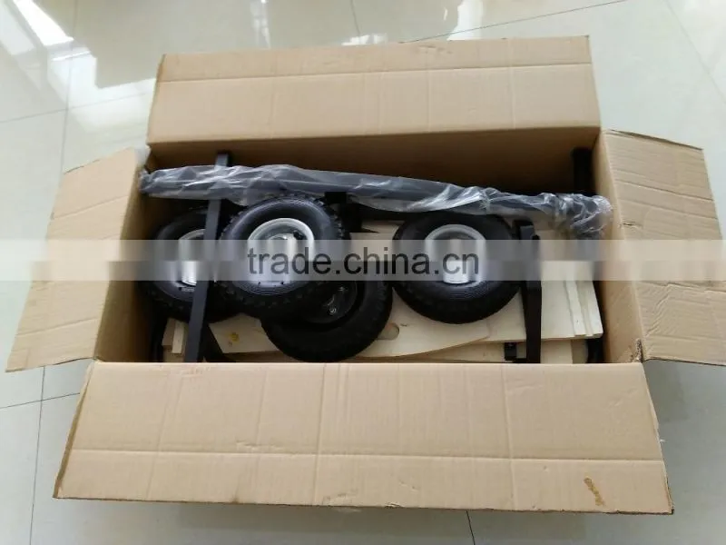 high quality 4 wheel folding beach wagon