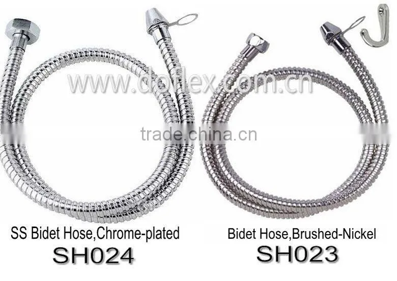 brass double hook Shower Hose CE ACS UPS KTW SGS certification