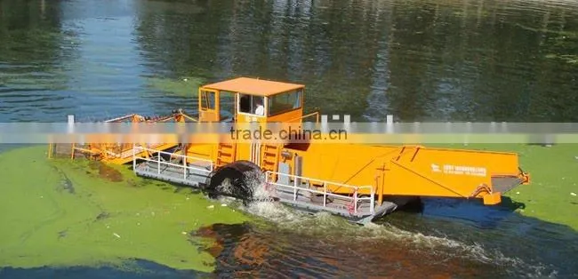 Aquatic weed harvester/Garbage salvage ship/ lake automatic cleaning machine