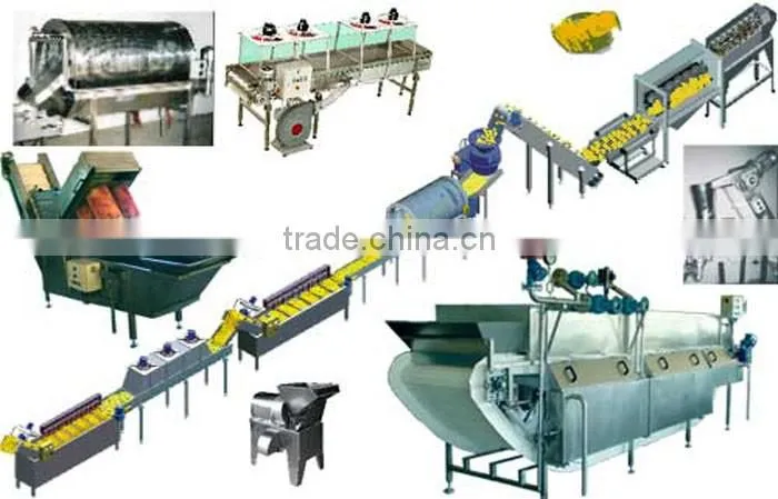 Potato chips production line for snack Machine