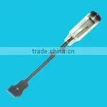 12" stainless steel metal pole scraping knife scraper with round plastic handle drywall scraping knife