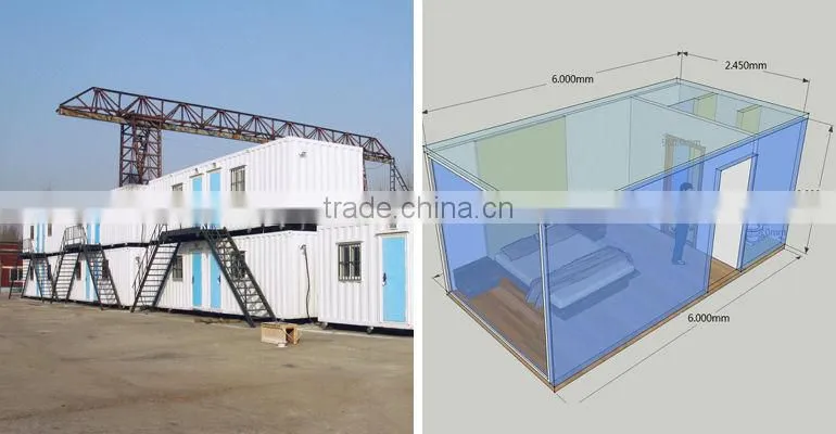 solar container house/self contained container house/container house homes