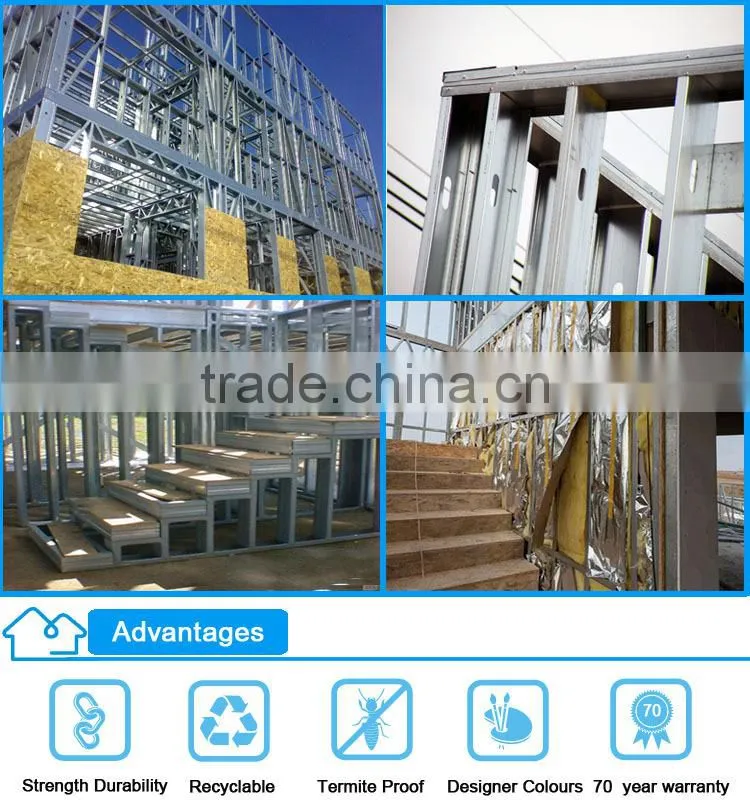 Australia Standard High Quality Light Gauge Steel Framing