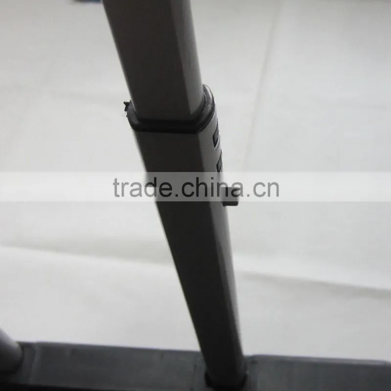 Collapsible Plastic PP Black Hand Luggage Trolley