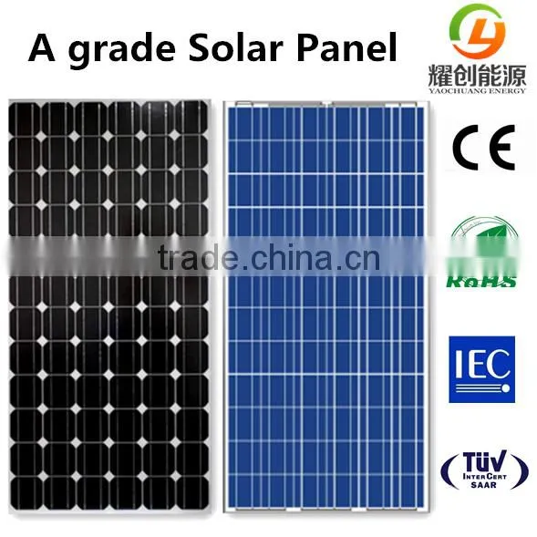 Monocrystalline solar panels 100w 150w 200w PV solar panel mono price