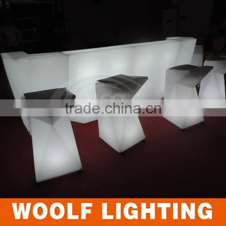Modern Theme Club Color Light LED Glow Bar Table