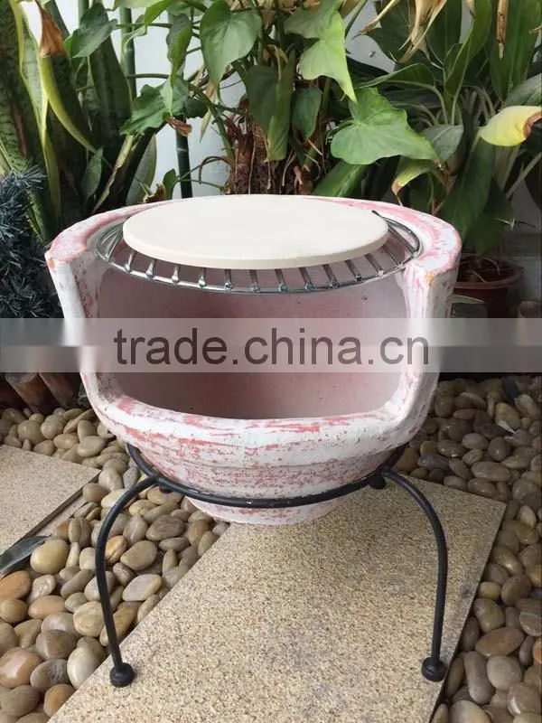 Mexican style clay BBQ & pizza oven for sale