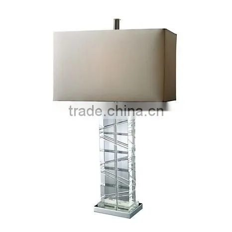 fashion carved crystal lamp