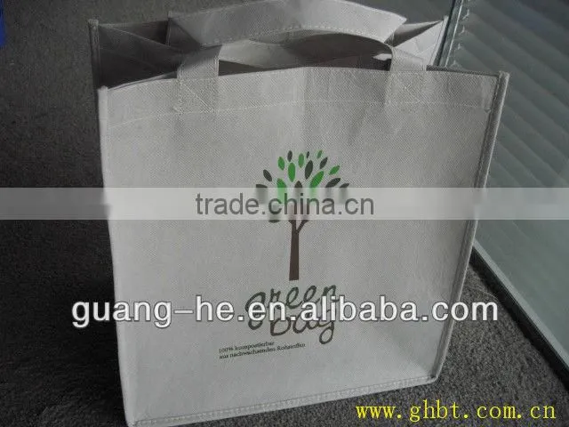 100%Biodegradable customized printing pla non-woven bags - eco-friendly and compostable and convenient