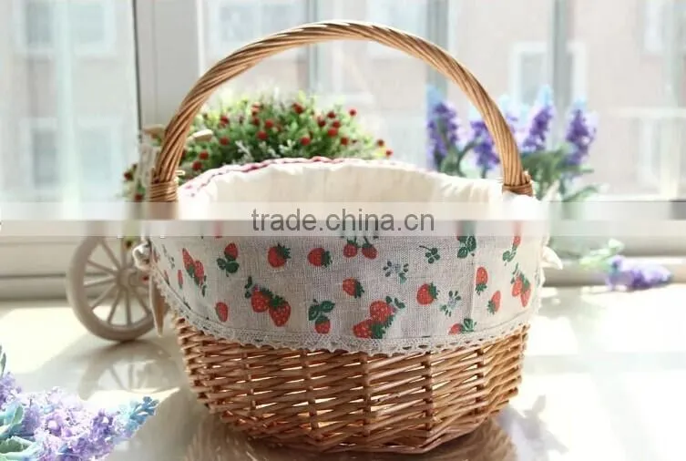 cheap hot selling storage wicker basket