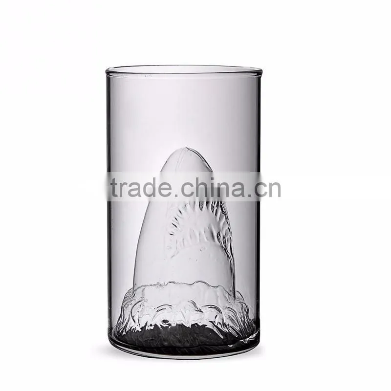 300ML New Sharks Cup Handmade Glass Beer Mug
