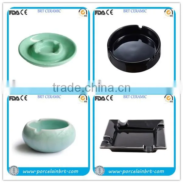 Ceramic dice print decorative modern ashtray
