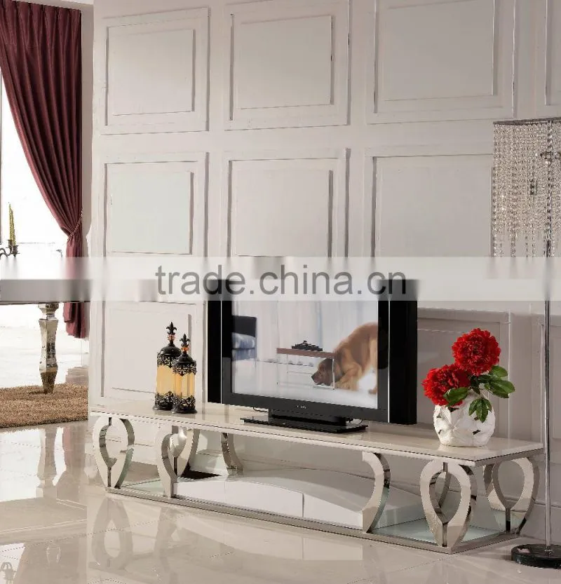 E376 New Style Stainless Steel TV Stand