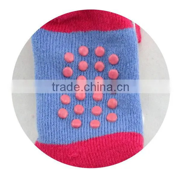 Non-slip cotton cute 3d animal girl's child tube sock