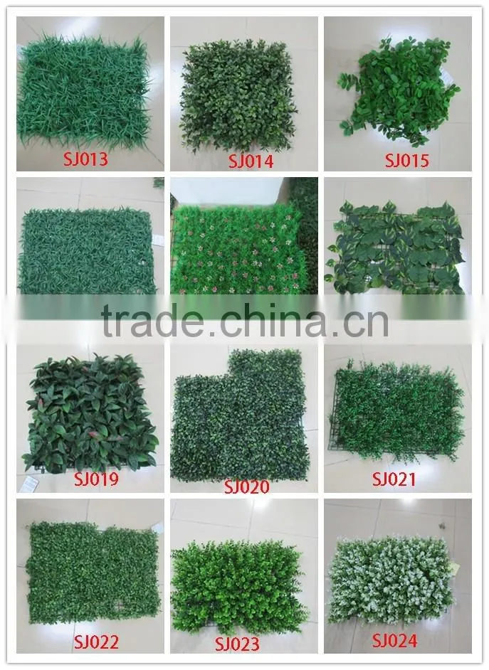 grass turf /plastic grass mat / for hedge / wall