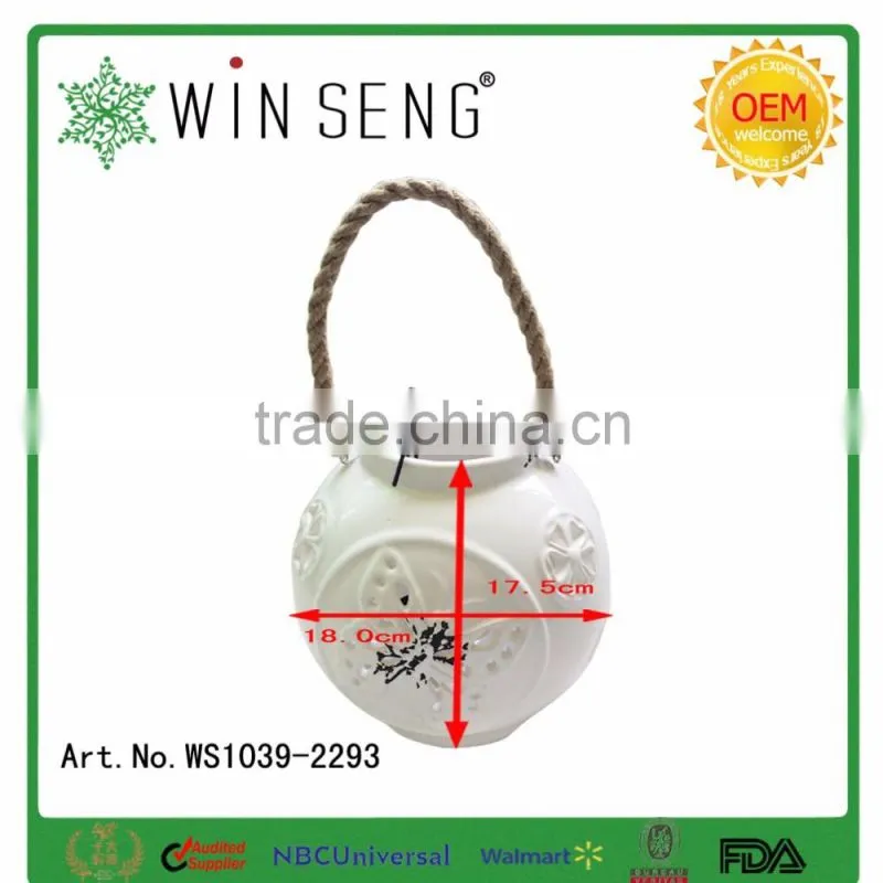 Home decoration ceramic candle holder