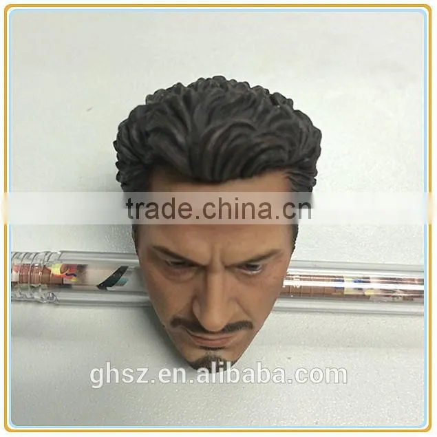 1 6 ironman 3 movie character Robert Downey Jr.head sculpture