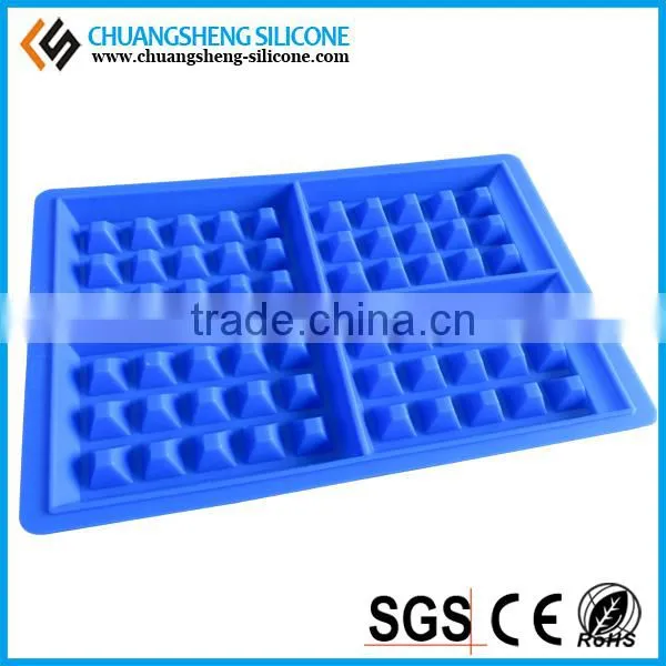 High temperture bared silicone cake mold