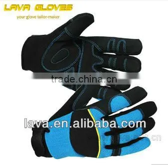 Anti-slip and Vibration Resistant Synthetic Leather Work Gloves