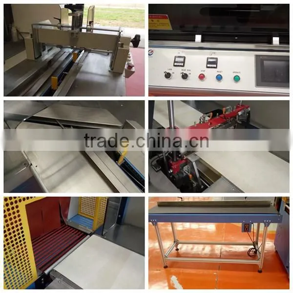 POF shrink wrapping machine for book