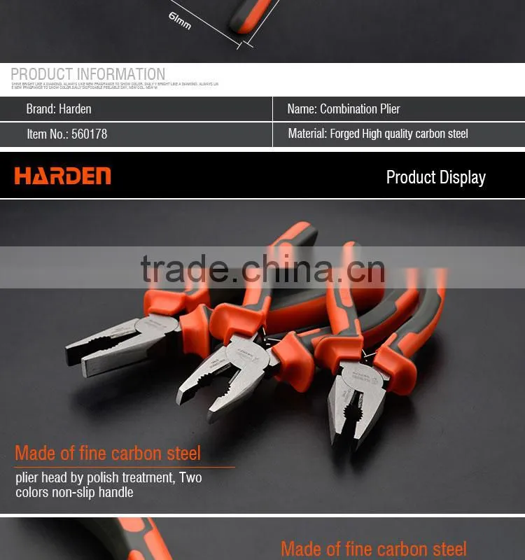 2016 hot salel combination plier function and uses slip joint combination pliers