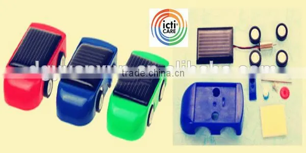 2015 new solar powered car min icar toy1Pcs_Fun and Installable_DIY Mini Solar_Car Toy supply from china ICTI factory