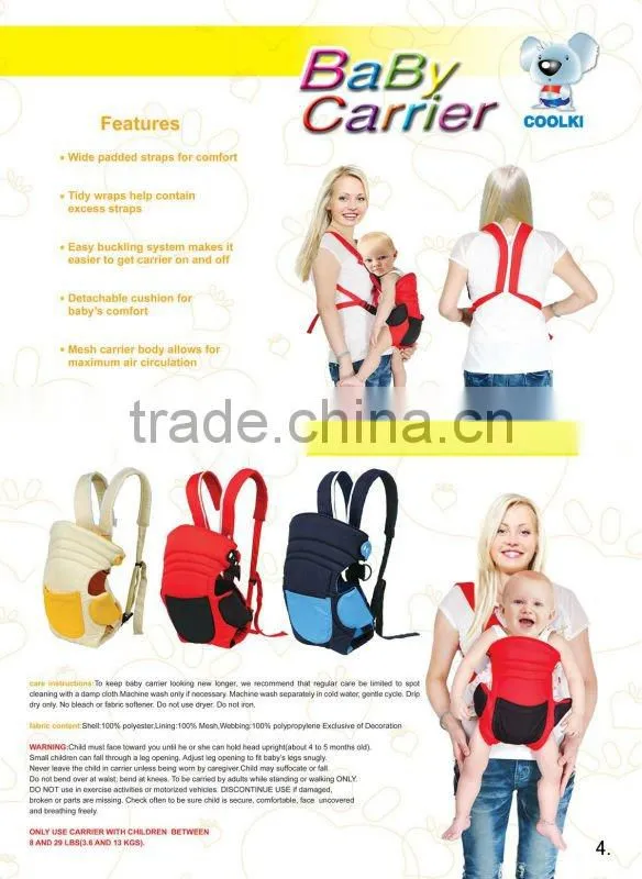 Safety & comfortable baby carrier,baby sling,baby brace