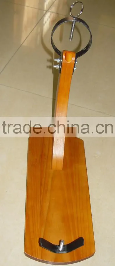 wooden ham holder