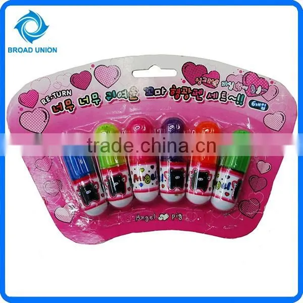 Hot Sale Mutli And Mini Colored Highlighter Marker Pen