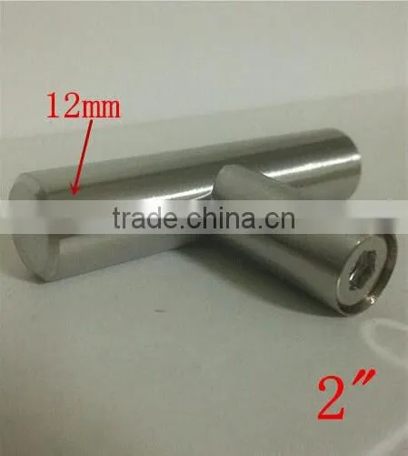 2" 12mm Solid Stainless Steel 201 T-Knob Drawn Pull 30020