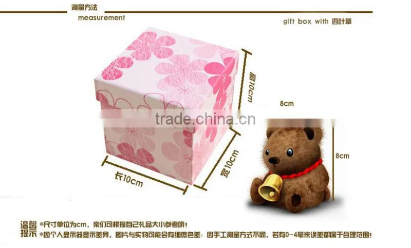 Gift box packaging engagement window gift box