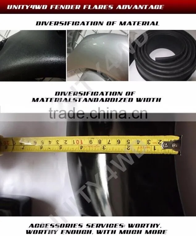Offroad 4x4 accessories fender flare for NAVARA / frontier 2005-2012
