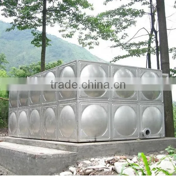 Huili manufacture square inox irrigation tank
