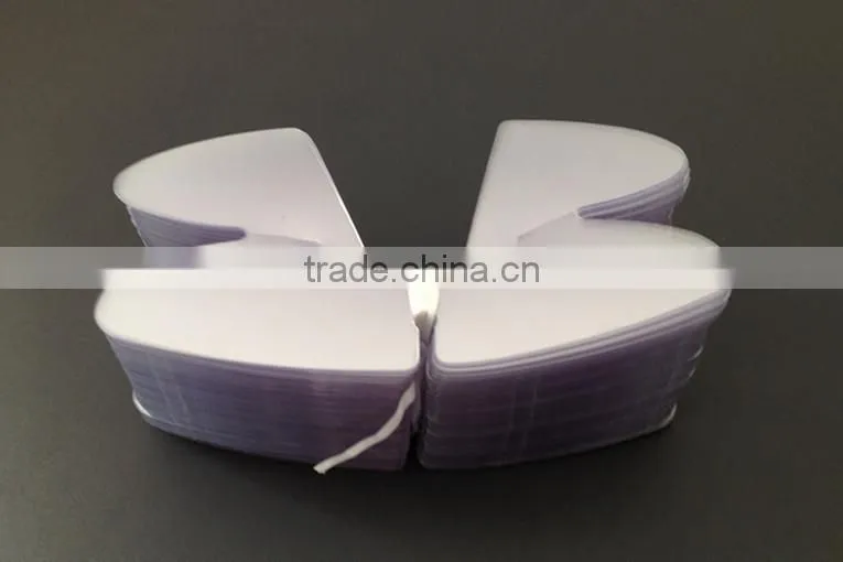 Custom Transparent PVC/PET Collar Butterfly ,Neck Collar Support For Shirt