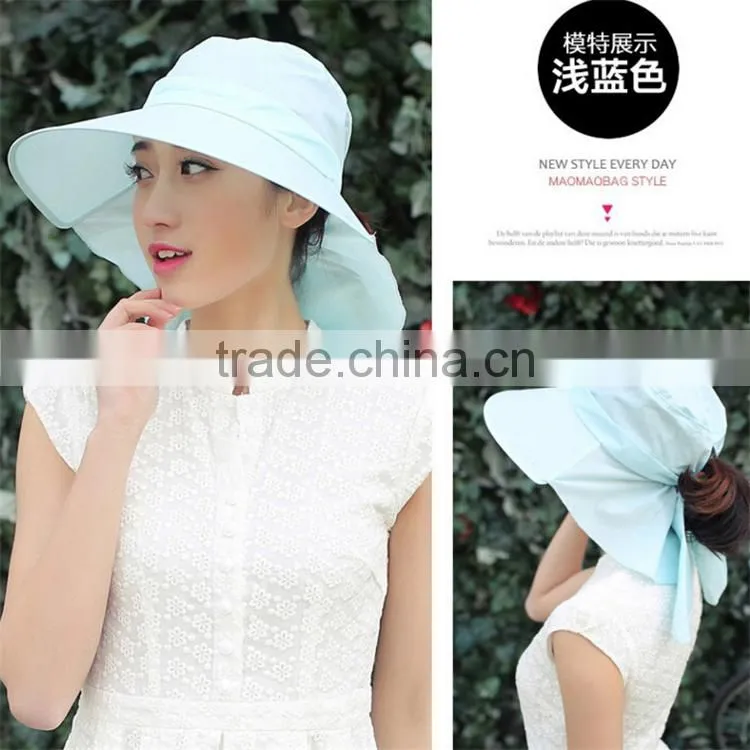 wholesale Summer Sun Protection Fishing Cap Hat Windproof Sun Hat for lady