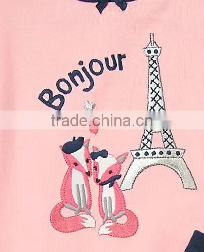 Parisian Foxes Two-Piece children clothing