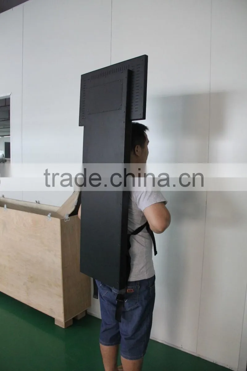 22inch led screen walking billboard advertising player