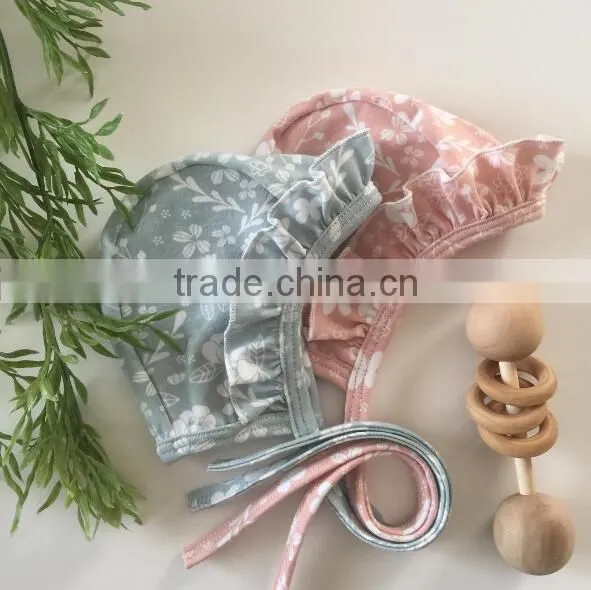 Lovely Baby Sunhat Orange Bonnet Ruffle Cap Small Bowknot Baby Clothing Accessories Wholesale Cheap Price