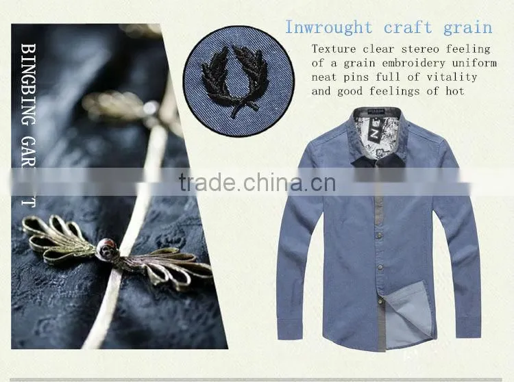2015 NINGBO latest fashionable mens shirt