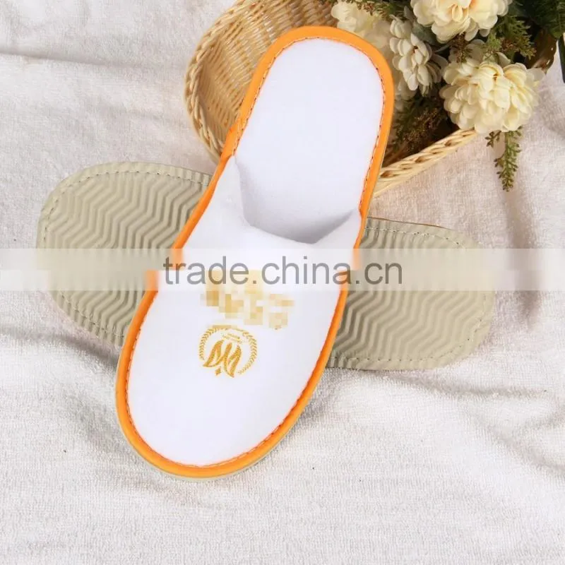 Custom Intercontinental Hotel White Disposable Slippers