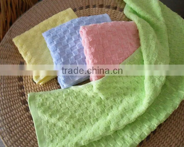 High Grade Bamboo Viscose with Cotton Square Hand Towel Super Soft Comfortable