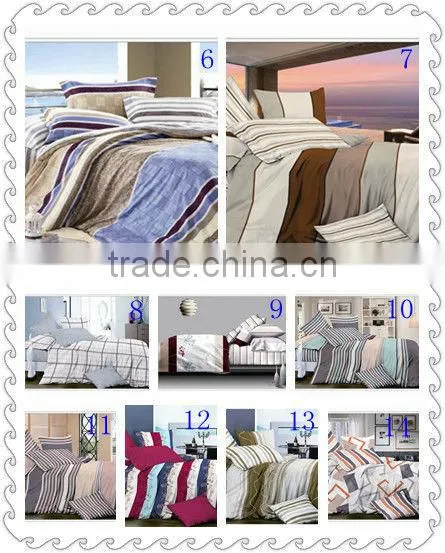 cotton printed bed sack &duvet cover&fitted sheet set