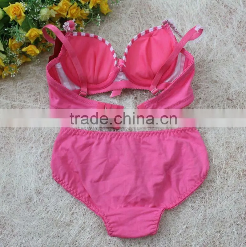 lovely girls sweety cotton bra panty